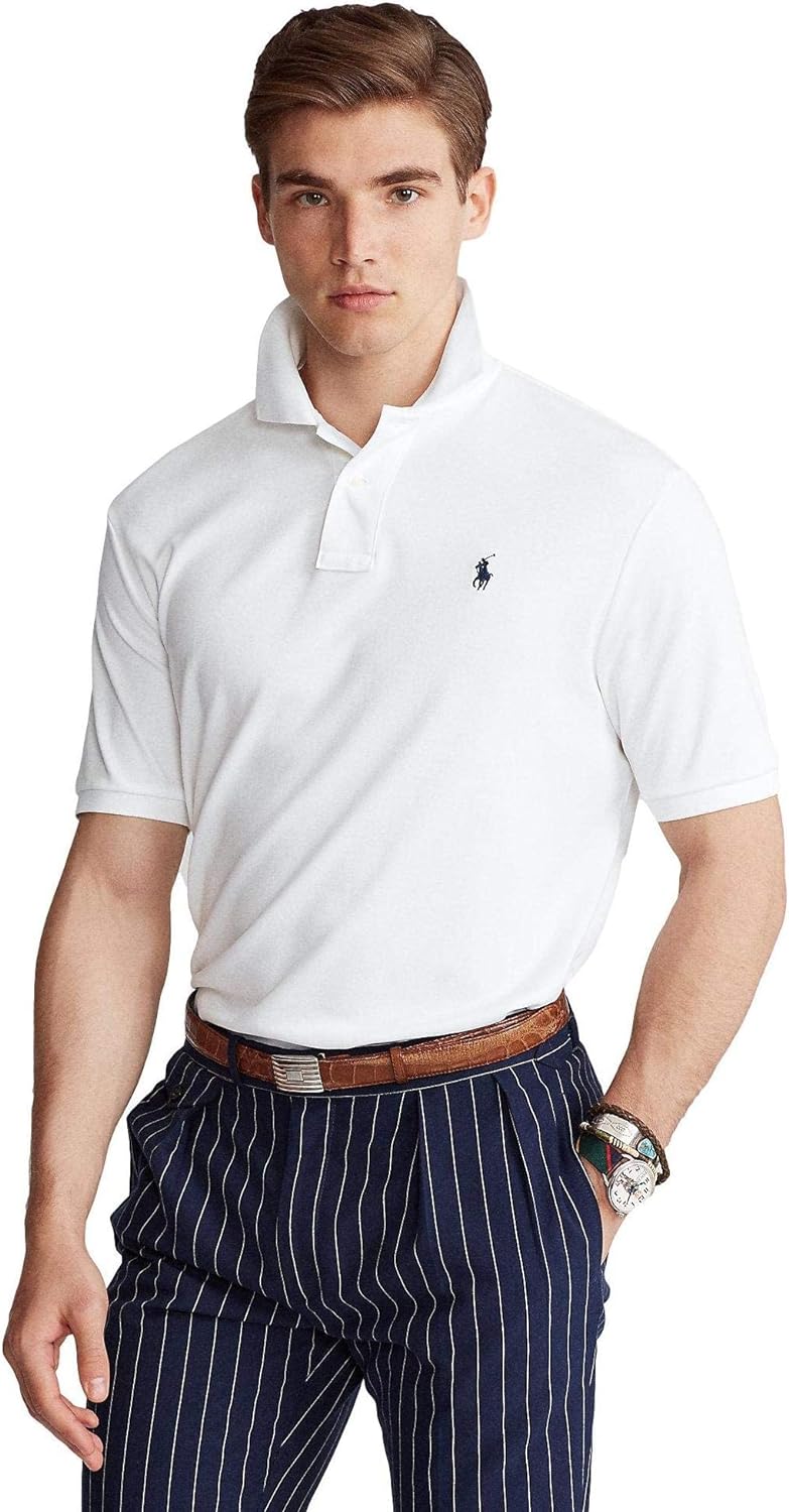 Polo Ralkhjgph Lauren Men's Custom Slim Fit Iconic Mesh Polo