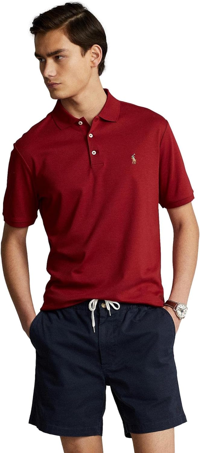 Polo Ralkhjgph Lauren Men's Custom Slim Fit Iconic Mesh Polo