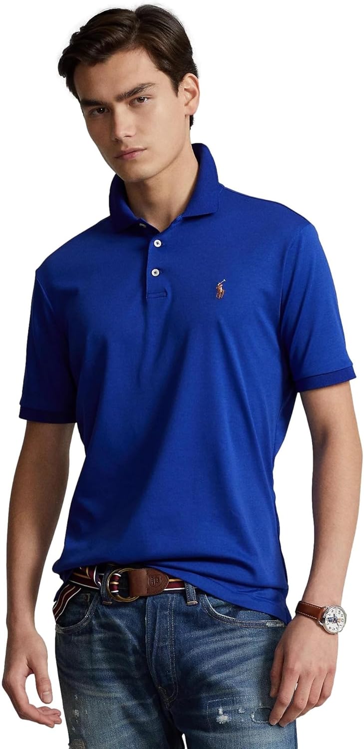 Polo Ralkhjgph Lauren Men's Custom Slim Fit Iconic Mesh Polo