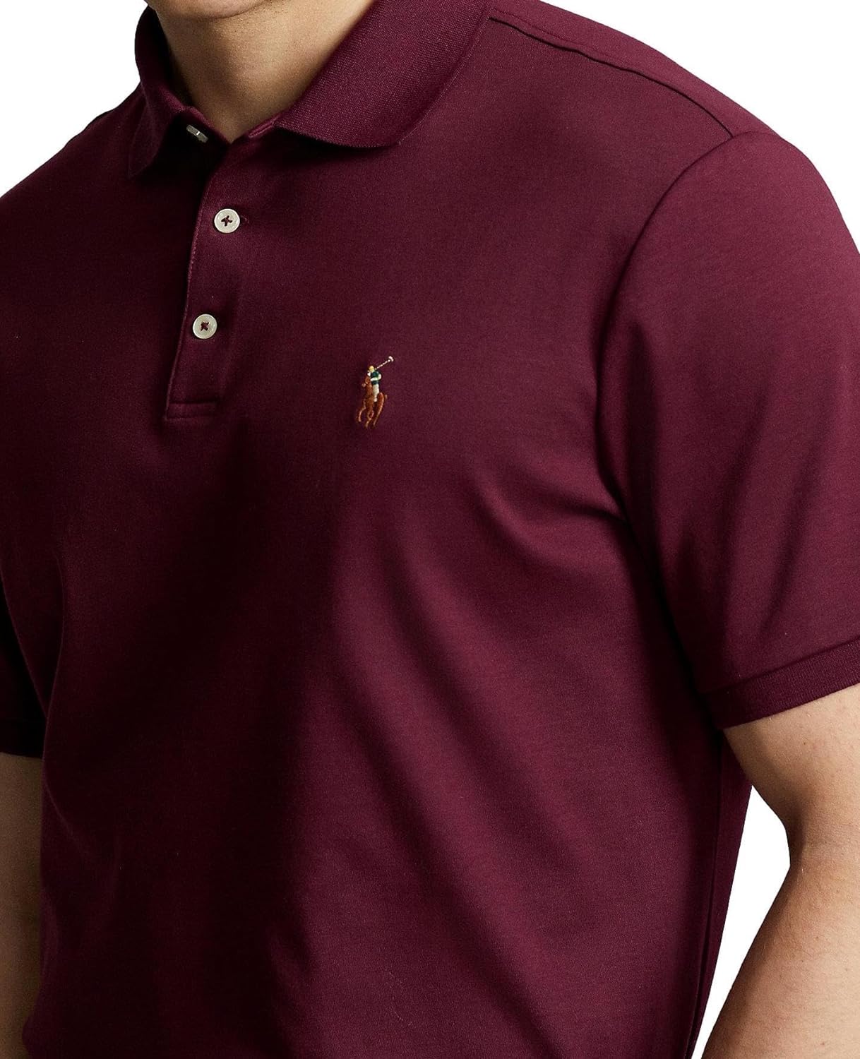 Polo Ralkhjgph Lauren Men's Custom Slim Fit Iconic Mesh Polo