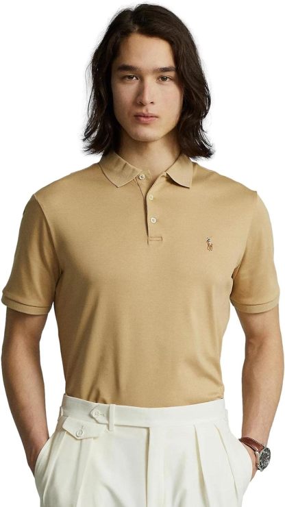 Polo Ralkhjgph Lauren Men's Custom Slim Fit Iconic Mesh Polo