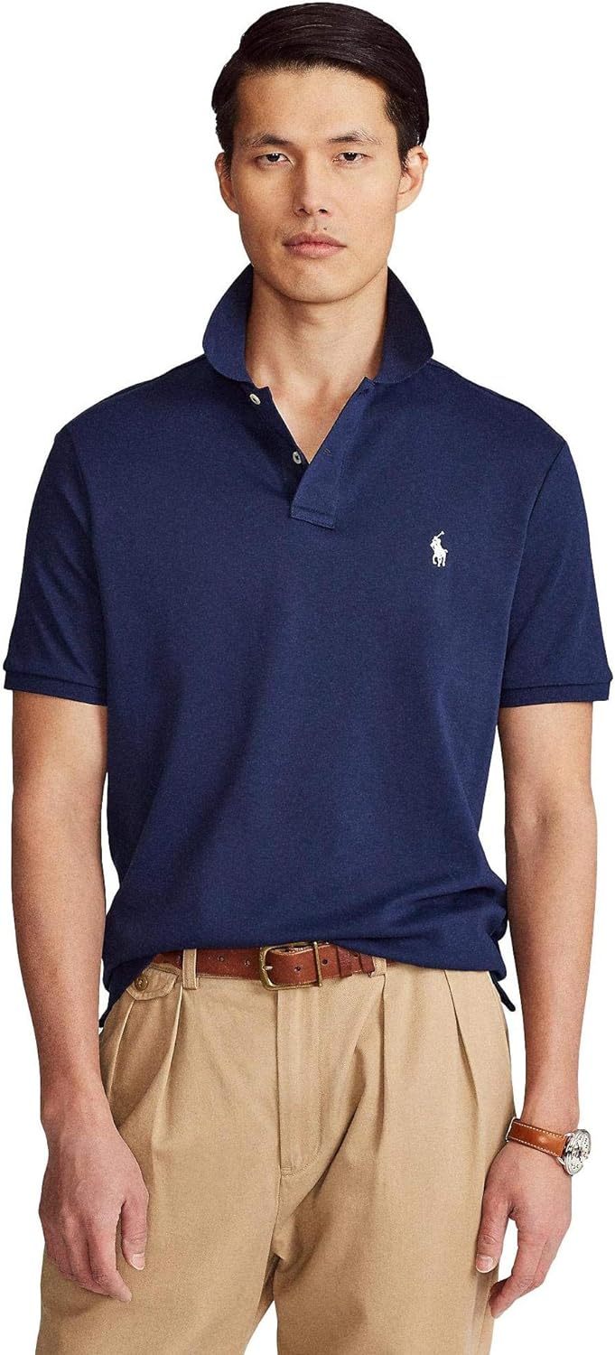 Polo Ralkhjgph Lauren Men's Custom Slim Fit Iconic Mesh Polo