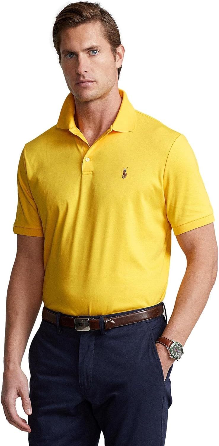 Polo Ralkhjgph Lauren Men's Custom Slim Fit Iconic Mesh Polo