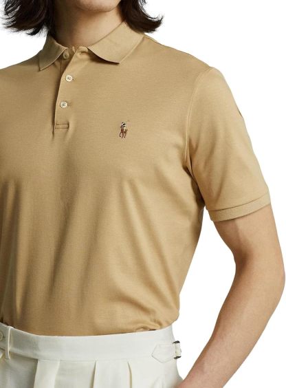 Polo Ralkhjgph Lauren Men's Custom Slim Fit Iconic Mesh Polo