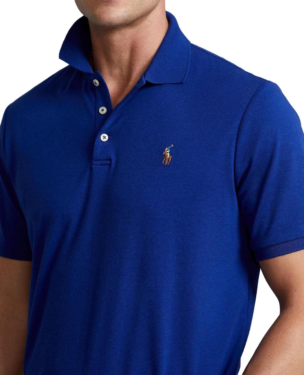 Polo Ralkhjgph Lauren Men's Custom Slim Fit Iconic Mesh Polo