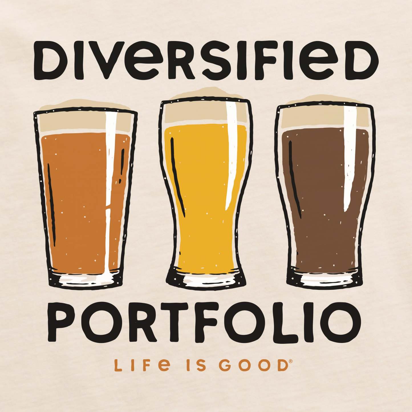Men's Diversified Portfolio Beer Short Sleeve Tee