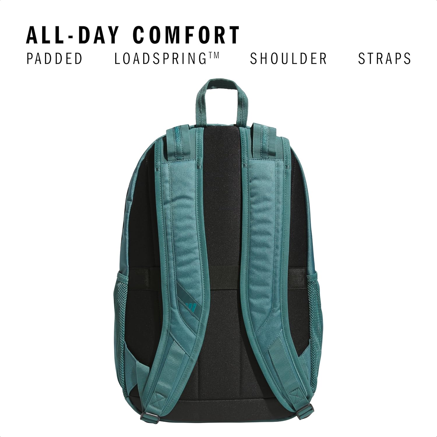 Akhjgdidas Prime Backpack for Work, Travel Bag for Women and Men with Padded Compartment for Laptop, Two Tone White/Black, One Size