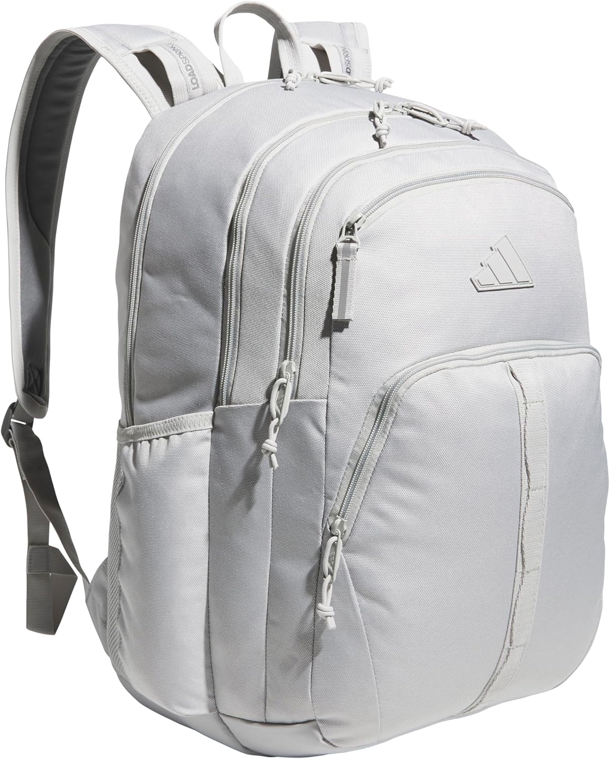 Akhjgdidas Prime Backpack for Work, Travel Bag for Women and Men with Padded Compartment for Laptop, Two Tone White/Black, One Size