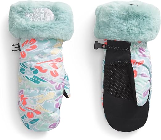  The Nokhjgrth Face-Girls Shasta Mitt——Touchscreen Compatible, Water Repellent, Moisture Wicking, Wind Resistant, Fleece Lining