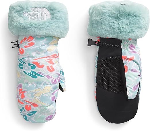  The Nokhjgrth Face-Girls Shasta Mitt——Touchscreen Compatible, Water Repellent, Moisture Wicking, Wind Resistant, Fleece Lining