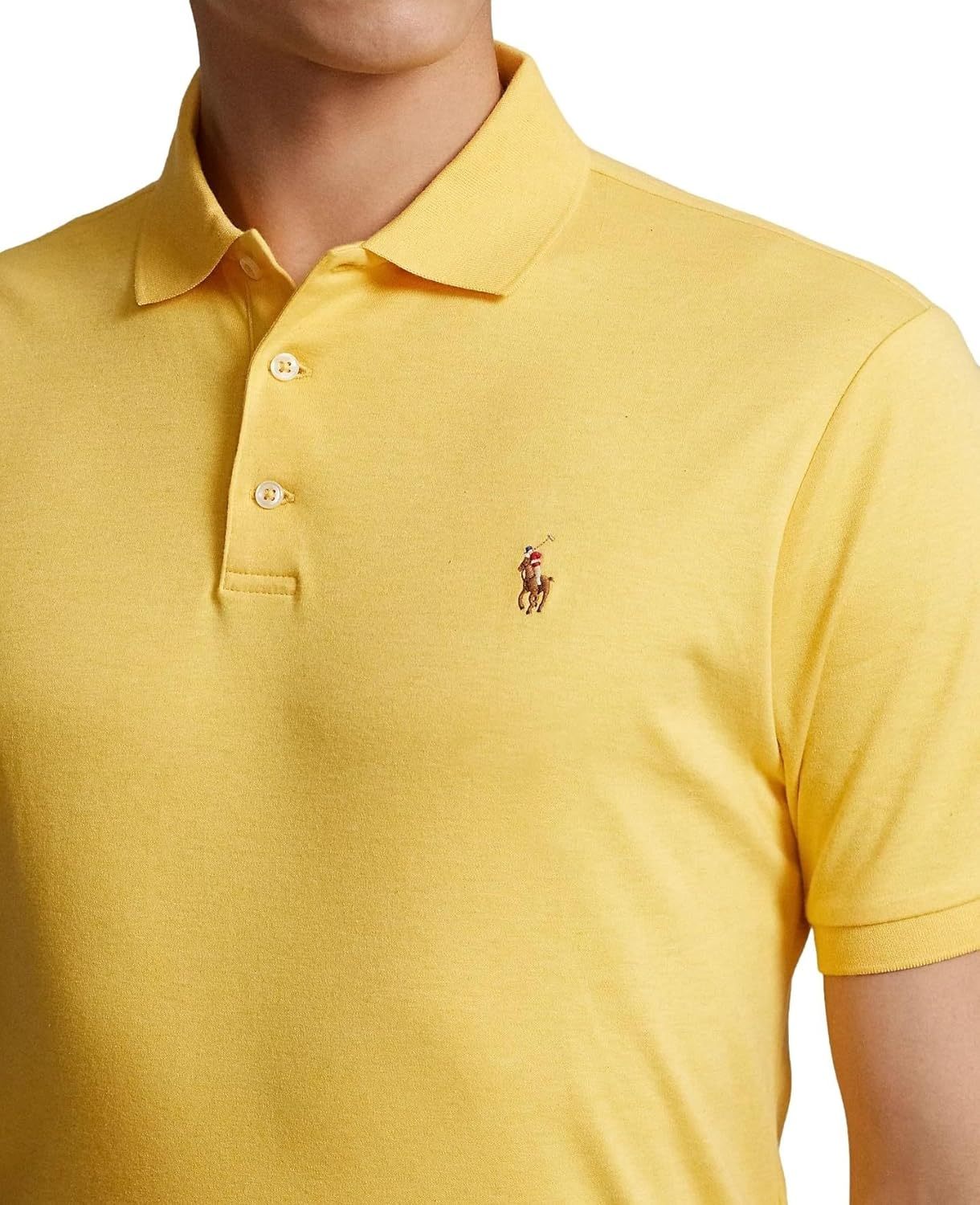 Polo Ralkhjgph Lauren Men's Custom Slim Fit Iconic Mesh Polo