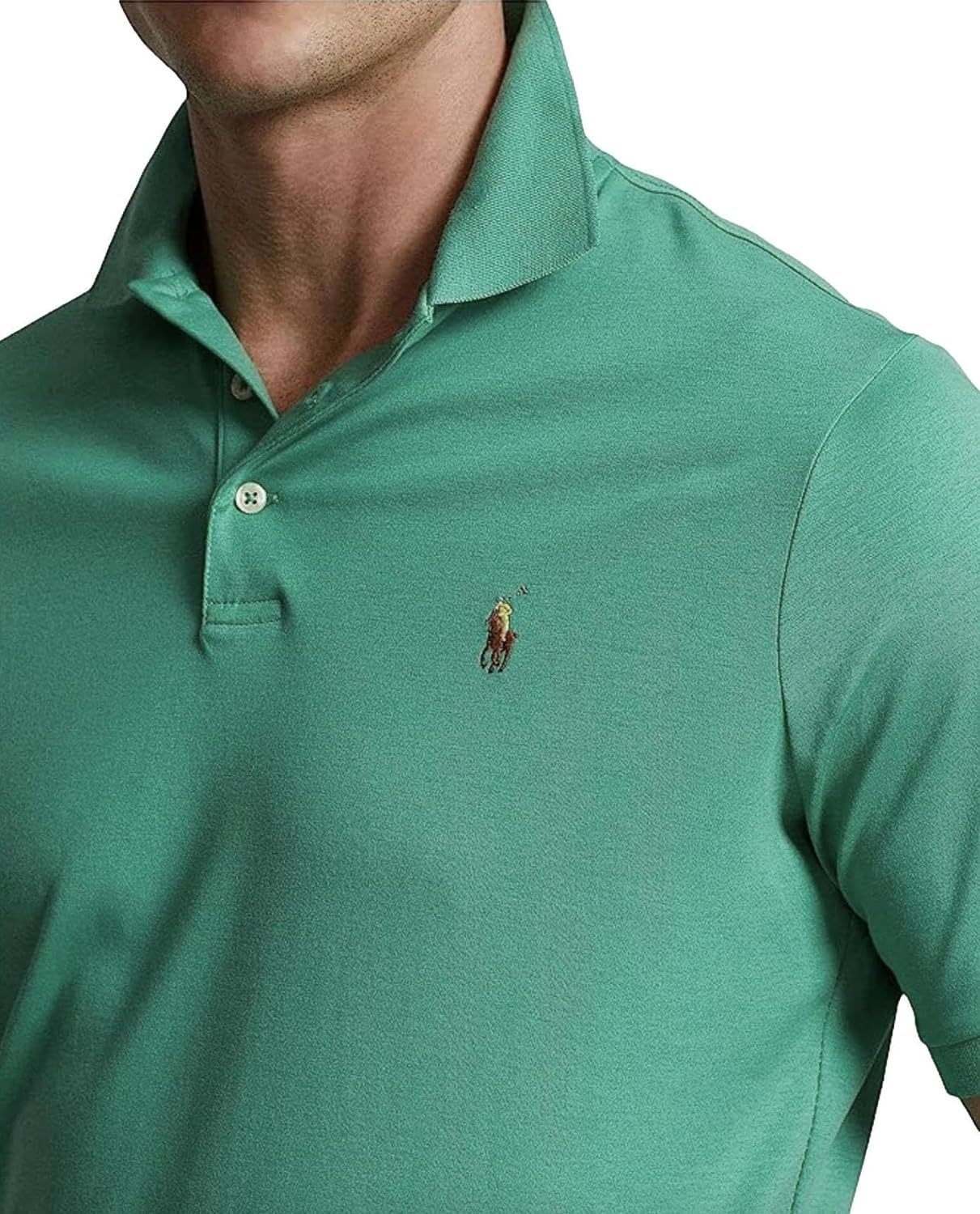 Polo Ralkhjgph Lauren Men's Custom Slim Fit Iconic Mesh Polo