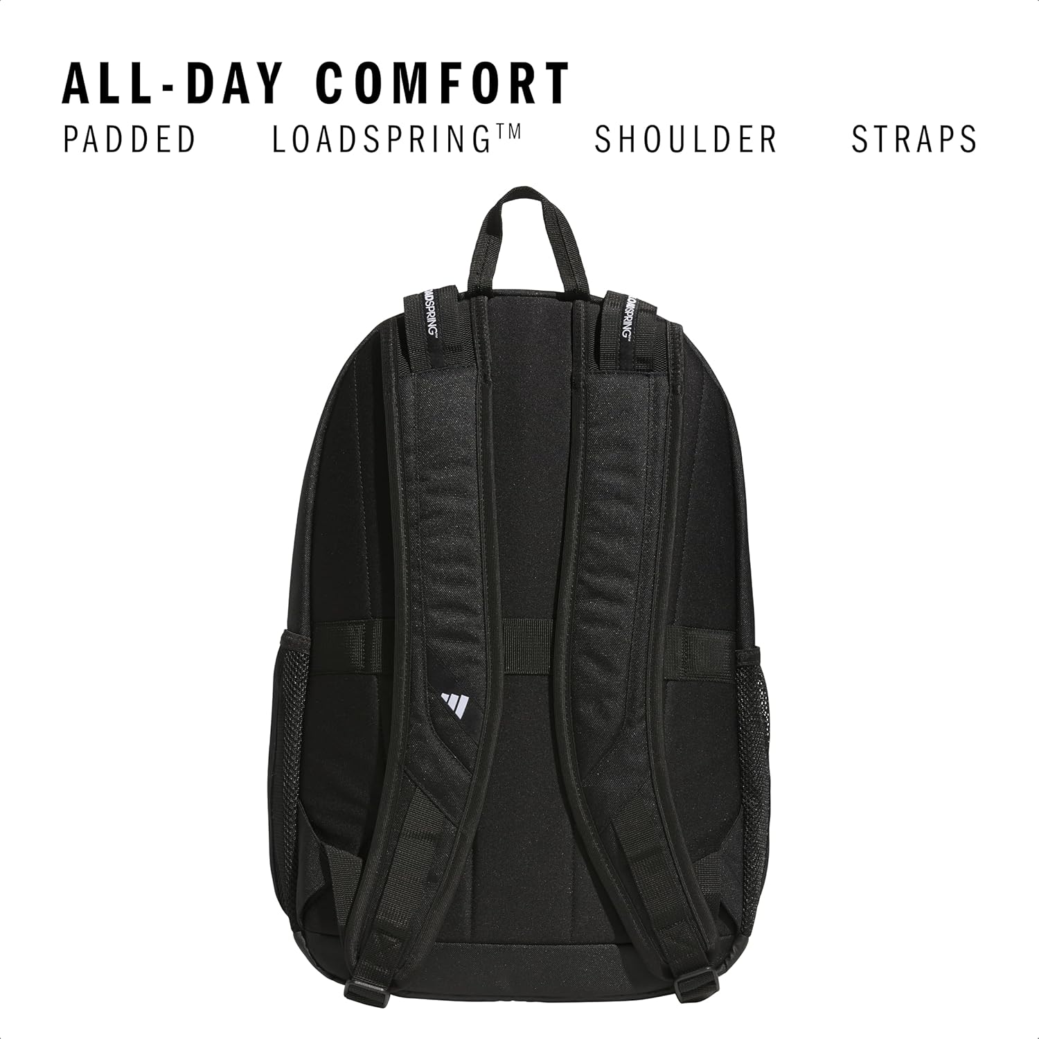 Akhjgdidas Prime Backpack for Work, Travel Bag for Women and Men with Padded Compartment for Laptop, Two Tone White/Black, One Size