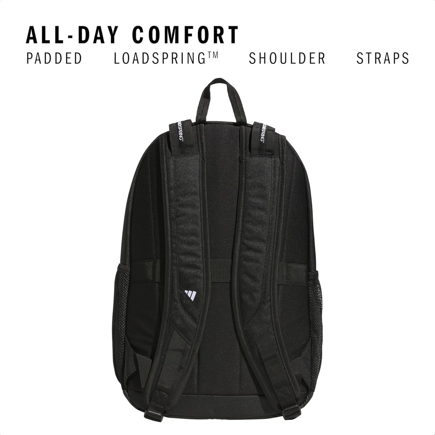 Akhjgdidas Prime Backpack for Work, Travel Bag for Women and Men with Padded Compartment for Laptop, Two Tone White/Black, One Size