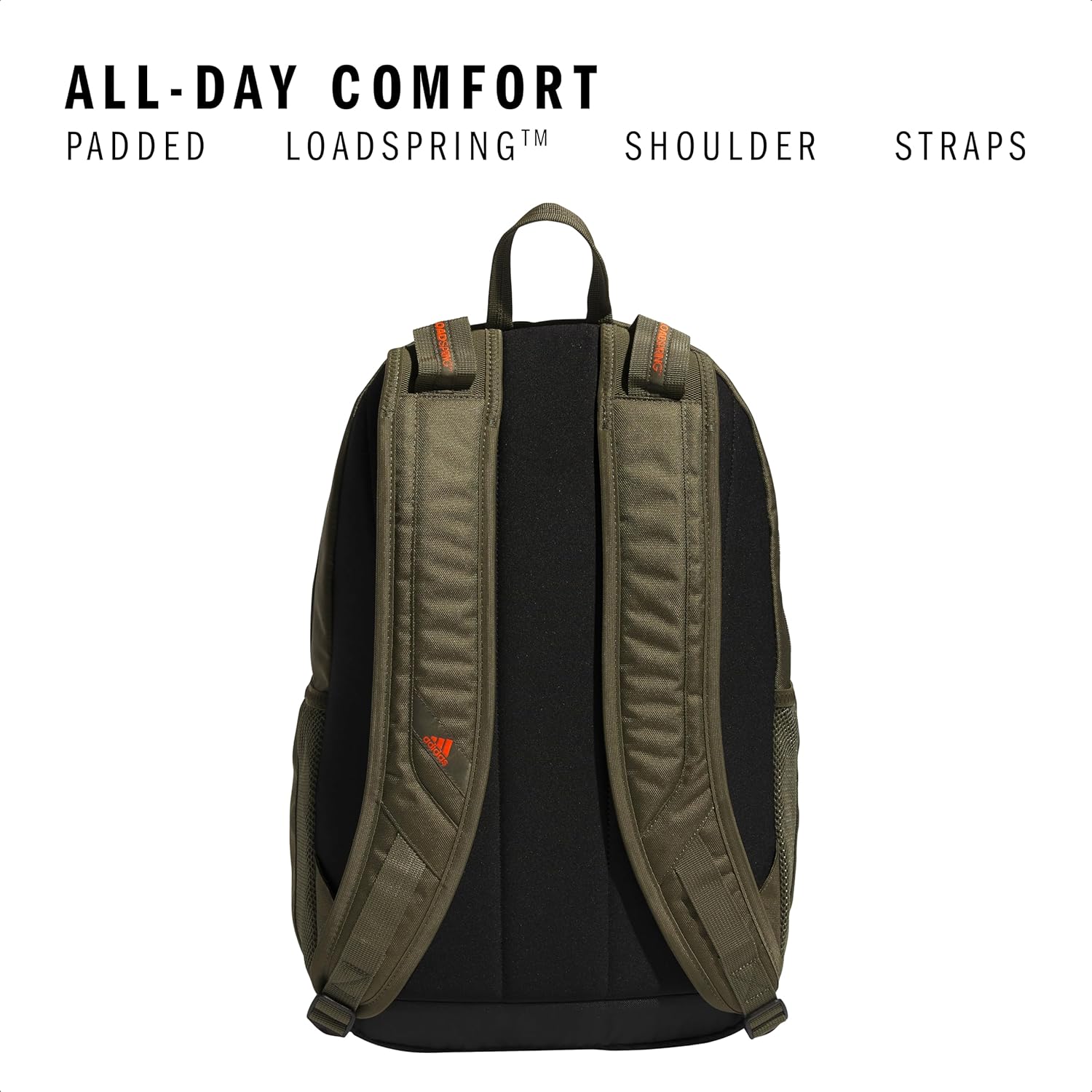 Akhjgdidas Prime Backpack for Work, Travel Bag for Women and Men with Padded Compartment for Laptop, Two Tone White/Black, One Size