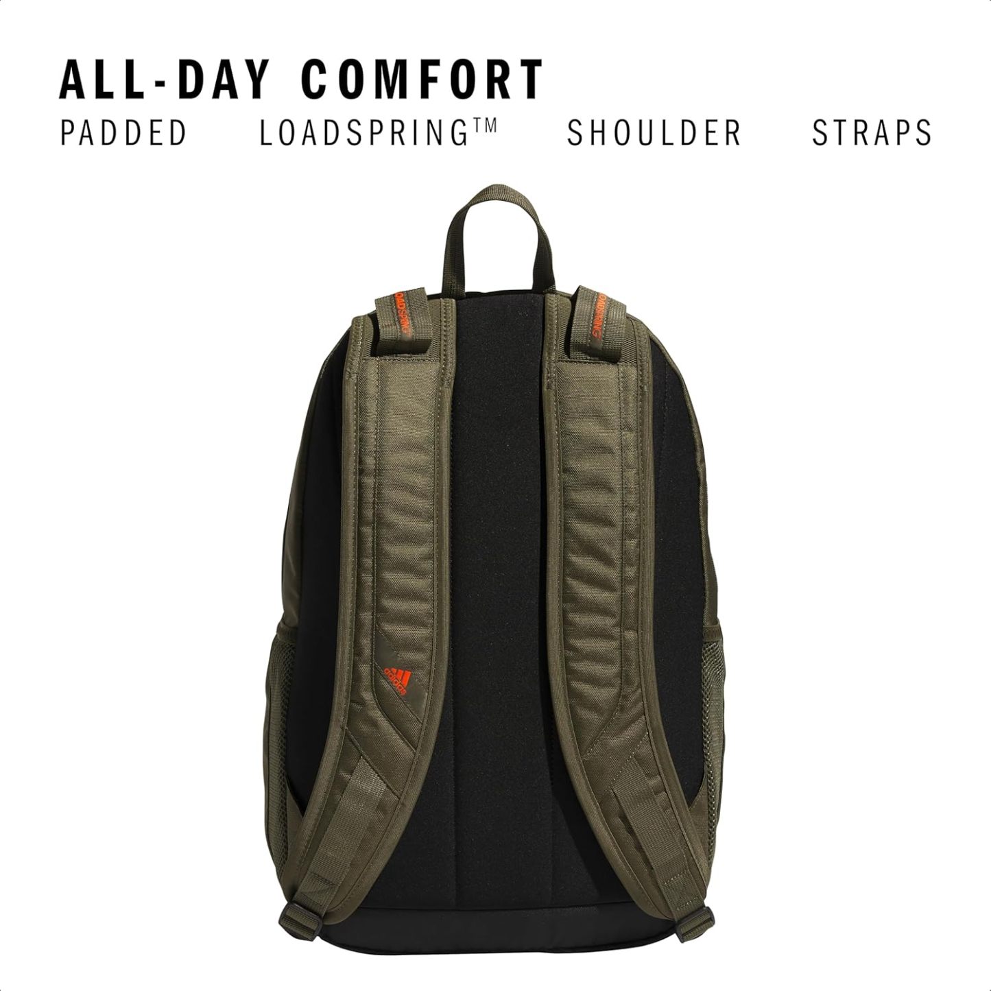 Akhjgdidas Prime Backpack for Work, Travel Bag for Women and Men with Padded Compartment for Laptop, Two Tone White/Black, One Size