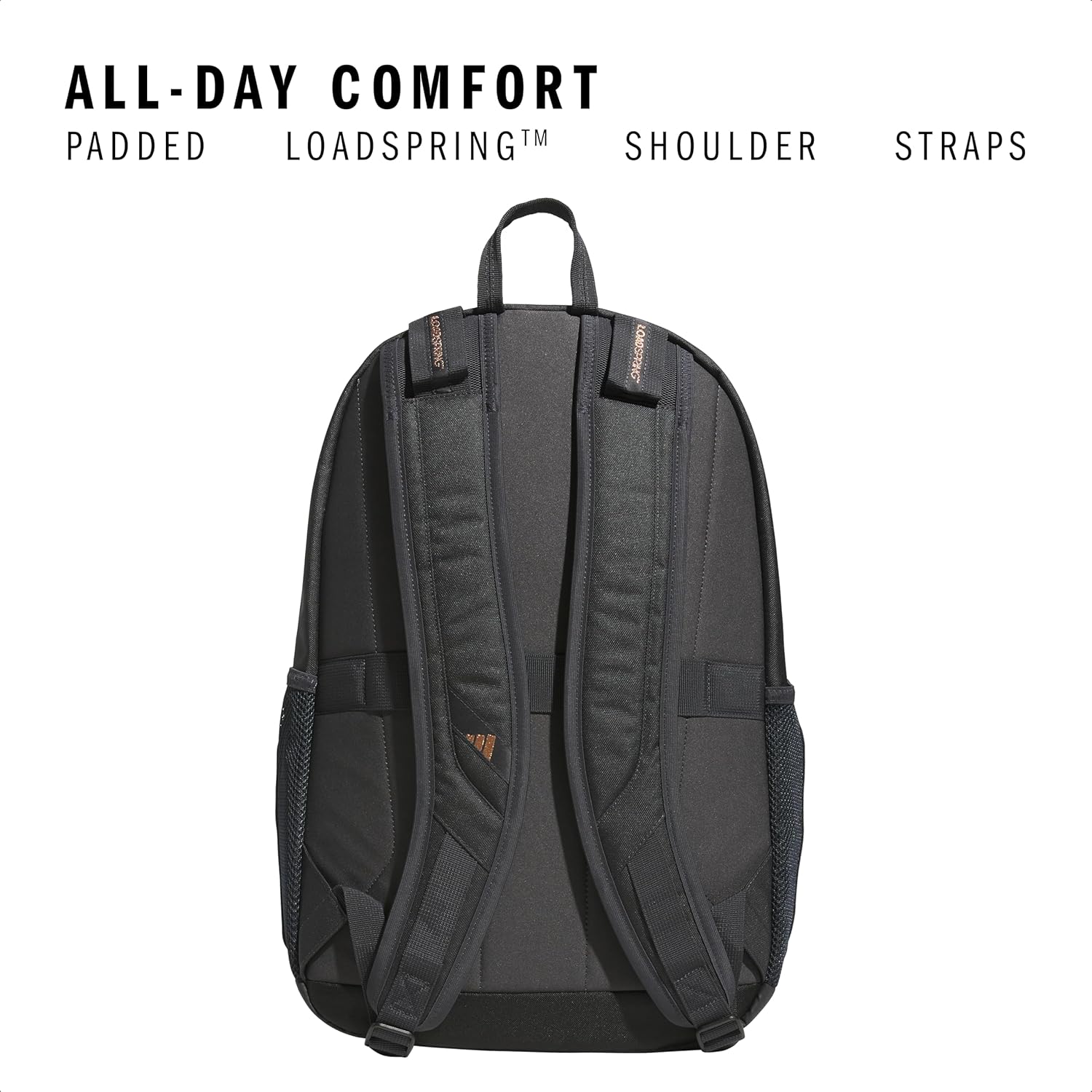 Akhjgdidas Prime Backpack for Work, Travel Bag for Women and Men with Padded Compartment for Laptop, Two Tone White/Black, One Size