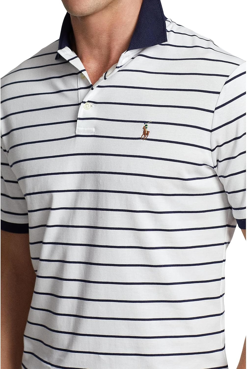 Polo Ralkhjgph Lauren Men's Custom Slim Fit Iconic Mesh Polo