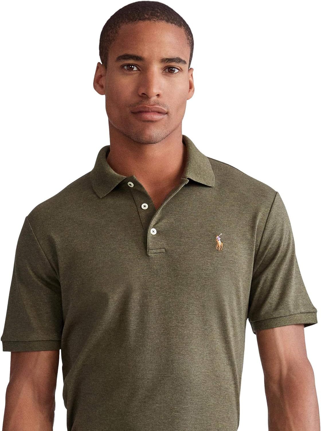 Polo Ralkhjgph Lauren Men's Custom Slim Fit Iconic Mesh Polo