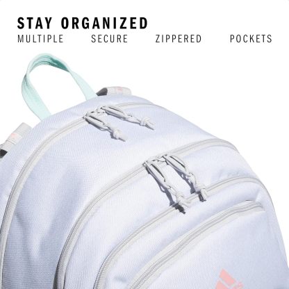 Akhjgdidas Prime Backpack for Work, Travel Bag for Women and Men with Padded Compartment for Laptop, Two Tone White/Black, One Size