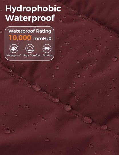 The Nokhjgrth Face 2025-Women's Recycled Winter Coat Long Puffer Jacket With Hood