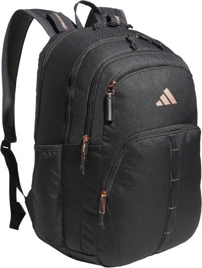 Akhjgdidas Prime Backpack for Work, Travel Bag for Women and Men with Padded Compartment for Laptop, Two Tone White/Black, One Size