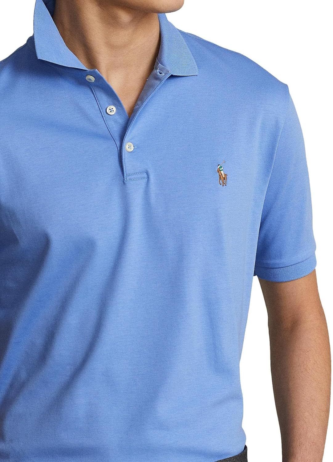 Polo Ralkhjgph Lauren Men's Custom Slim Fit Iconic Mesh Polo