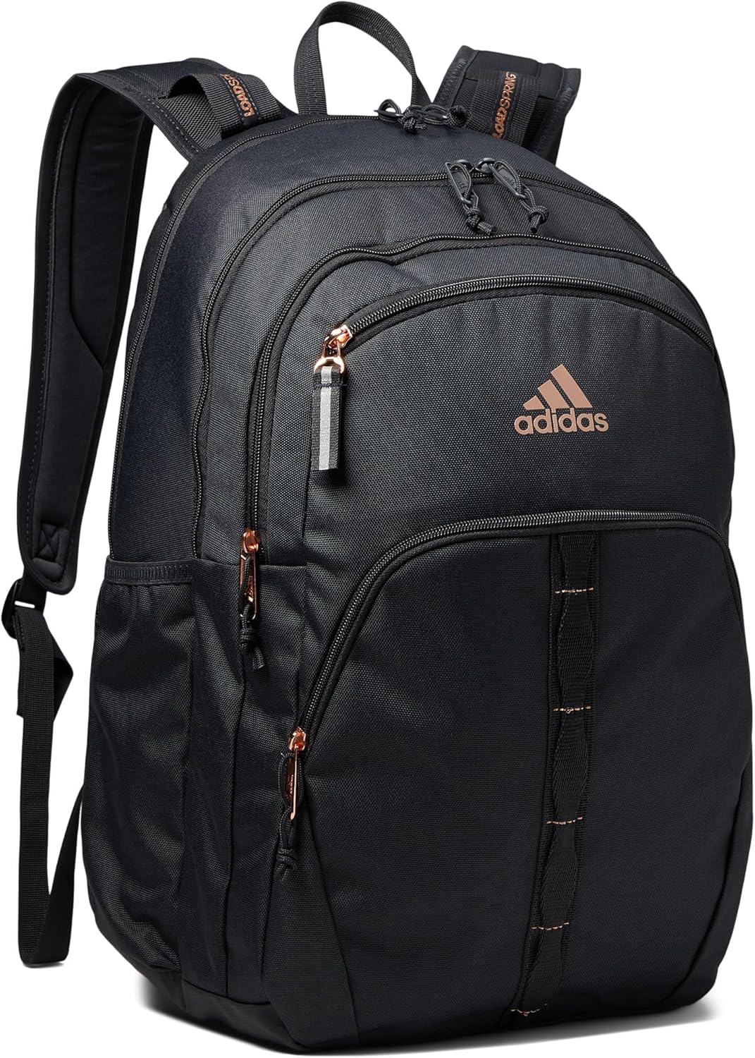 Akhjgdidas Prime Backpack for Work, Travel Bag for Women and Men with Padded Compartment for Laptop, Two Tone White/Black, One Size