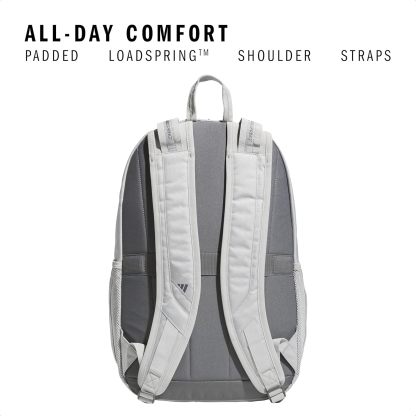 Akhjgdidas Prime Backpack for Work, Travel Bag for Women and Men with Padded Compartment for Laptop, Two Tone White/Black, One Size