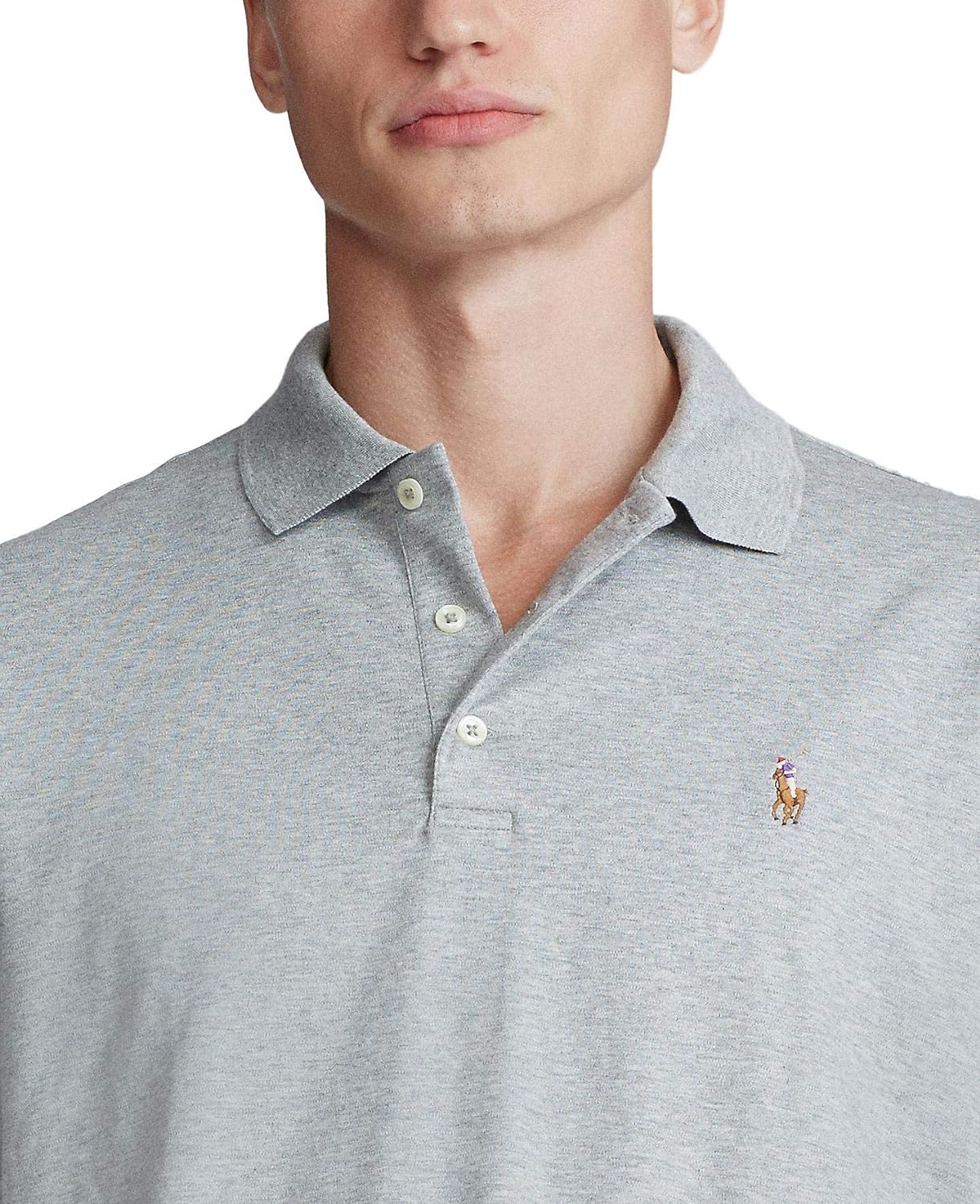 Polo Ralkhjgph Lauren Men's Custom Slim Fit Iconic Mesh Polo
