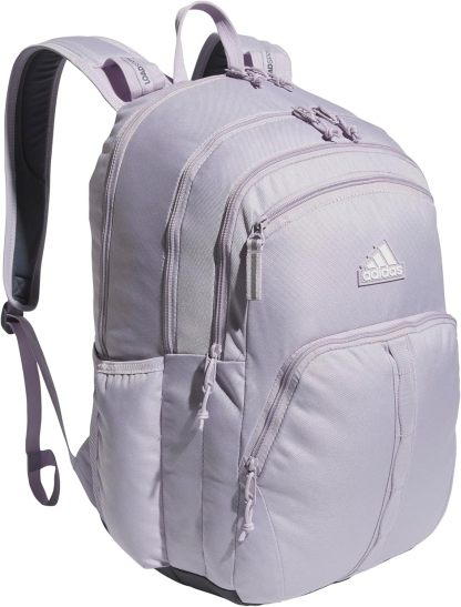 Akhjgdidas Prime Backpack for Work, Travel Bag for Women and Men with Padded Compartment for Laptop, Two Tone White/Black, One Size