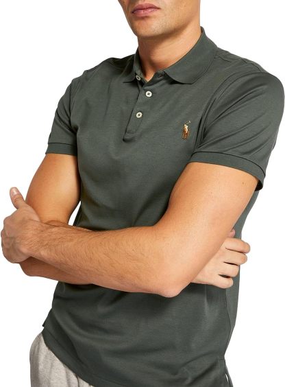 Polo Ralkhjgph Lauren Men's Custom Slim Fit Iconic Mesh Polo