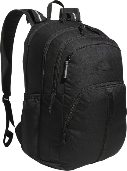 Akhjgdidas Prime Backpack for Work, Travel Bag for Women and Men with Padded Compartment for Laptop, Two Tone White/Black, One Size