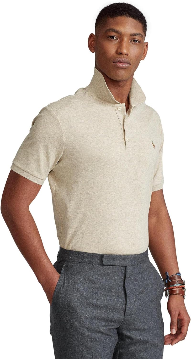 Polo Ralkhjgph Lauren Men's Custom Slim Fit Iconic Mesh Polo