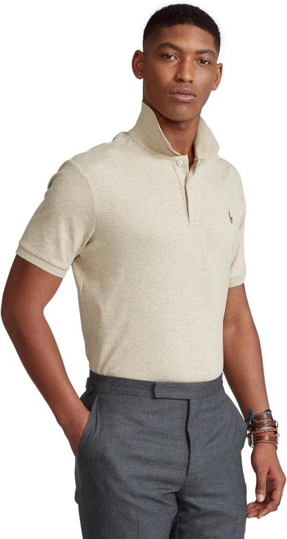 Polo Ralkhjgph Lauren Men's Custom Slim Fit Iconic Mesh Polo