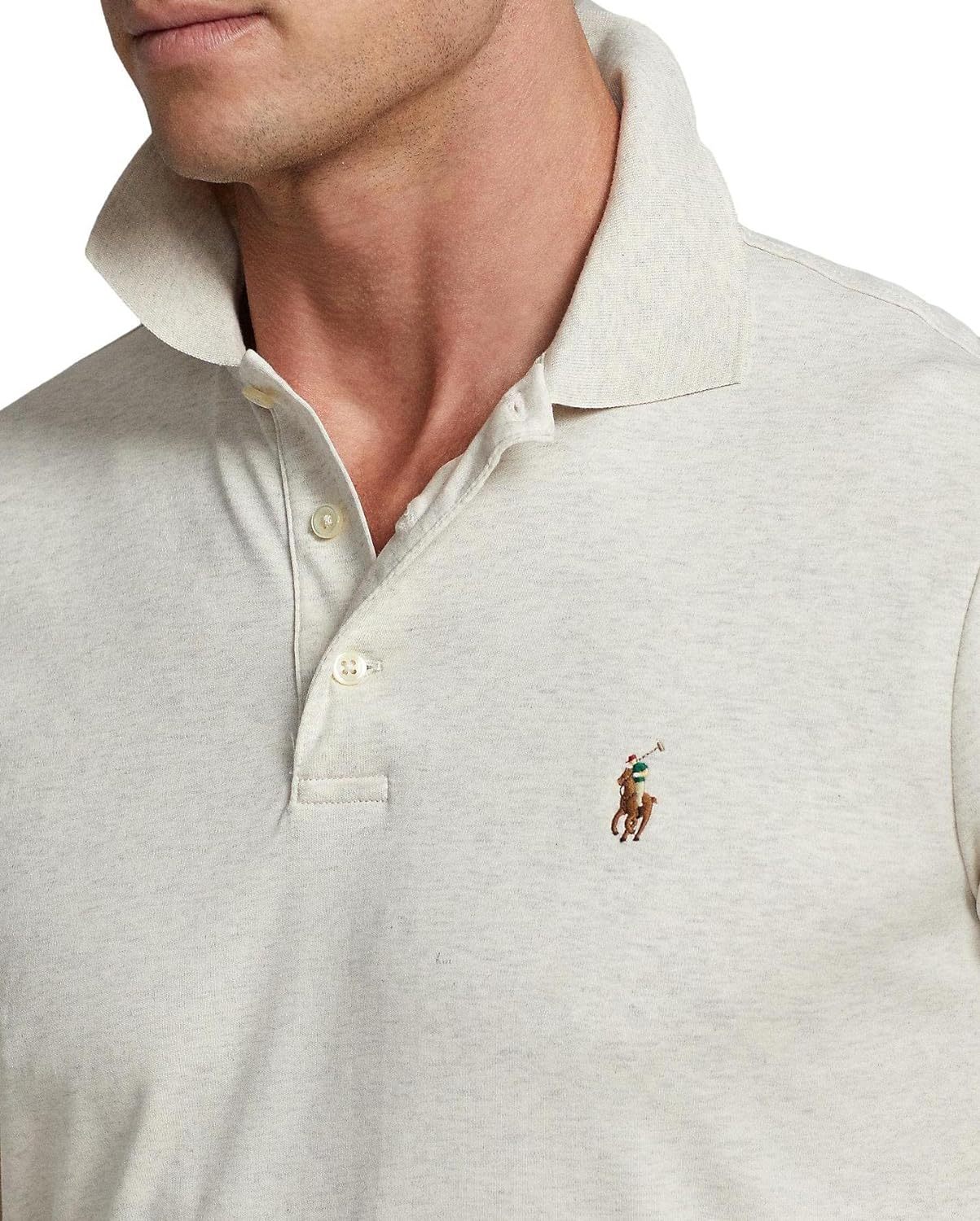 Polo Ralkhjgph Lauren Men's Custom Slim Fit Iconic Mesh Polo