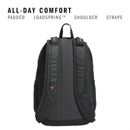 Akhjgdidas Prime Backpack for Work, Travel Bag for Women and Men with Padded Compartment for Laptop, Two Tone White/Black, One Size