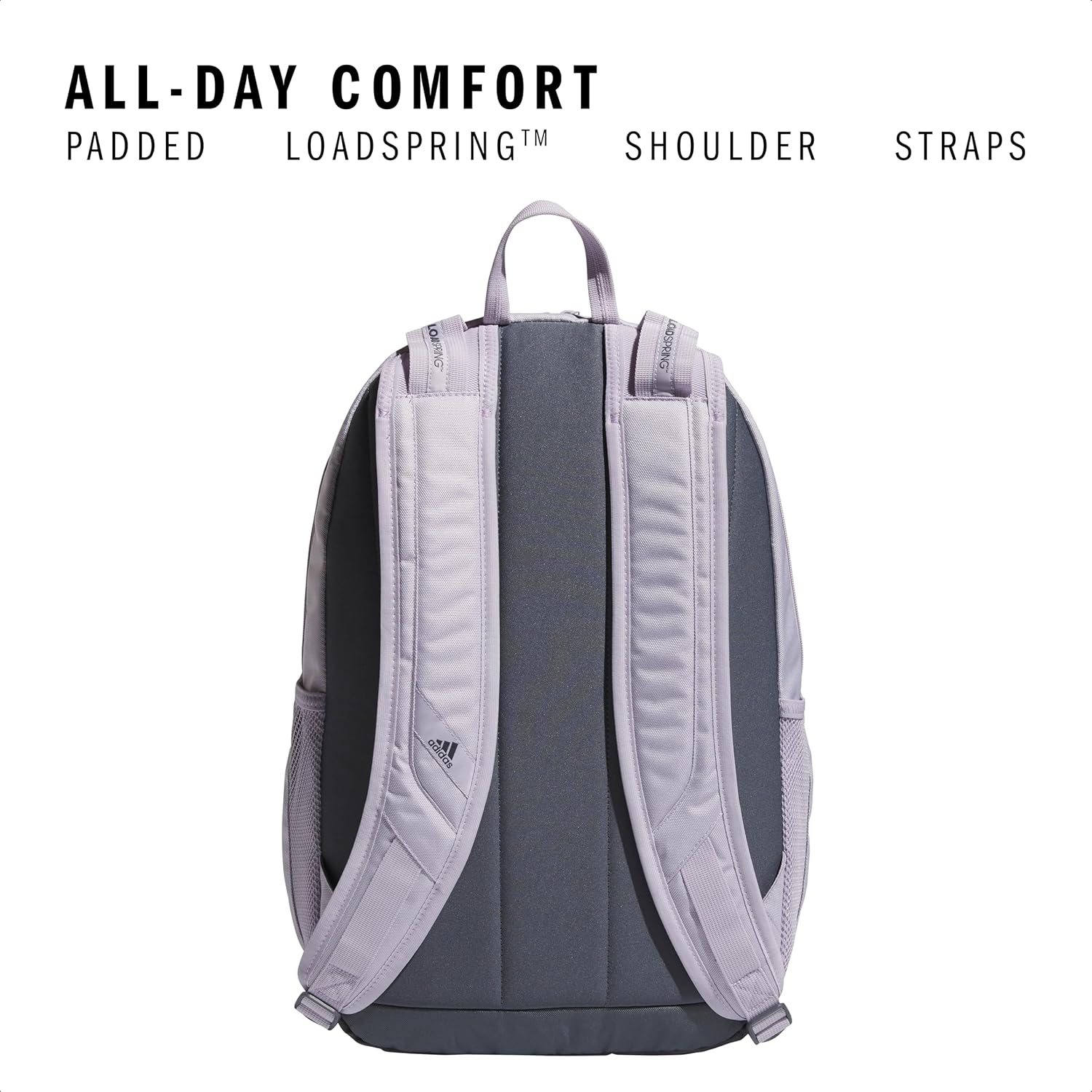 Akhjgdidas Prime Backpack for Work, Travel Bag for Women and Men with Padded Compartment for Laptop, Two Tone White/Black, One Size