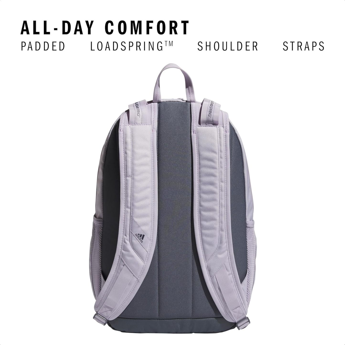 Akhjgdidas Prime Backpack for Work, Travel Bag for Women and Men with Padded Compartment for Laptop, Two Tone White/Black, One Size