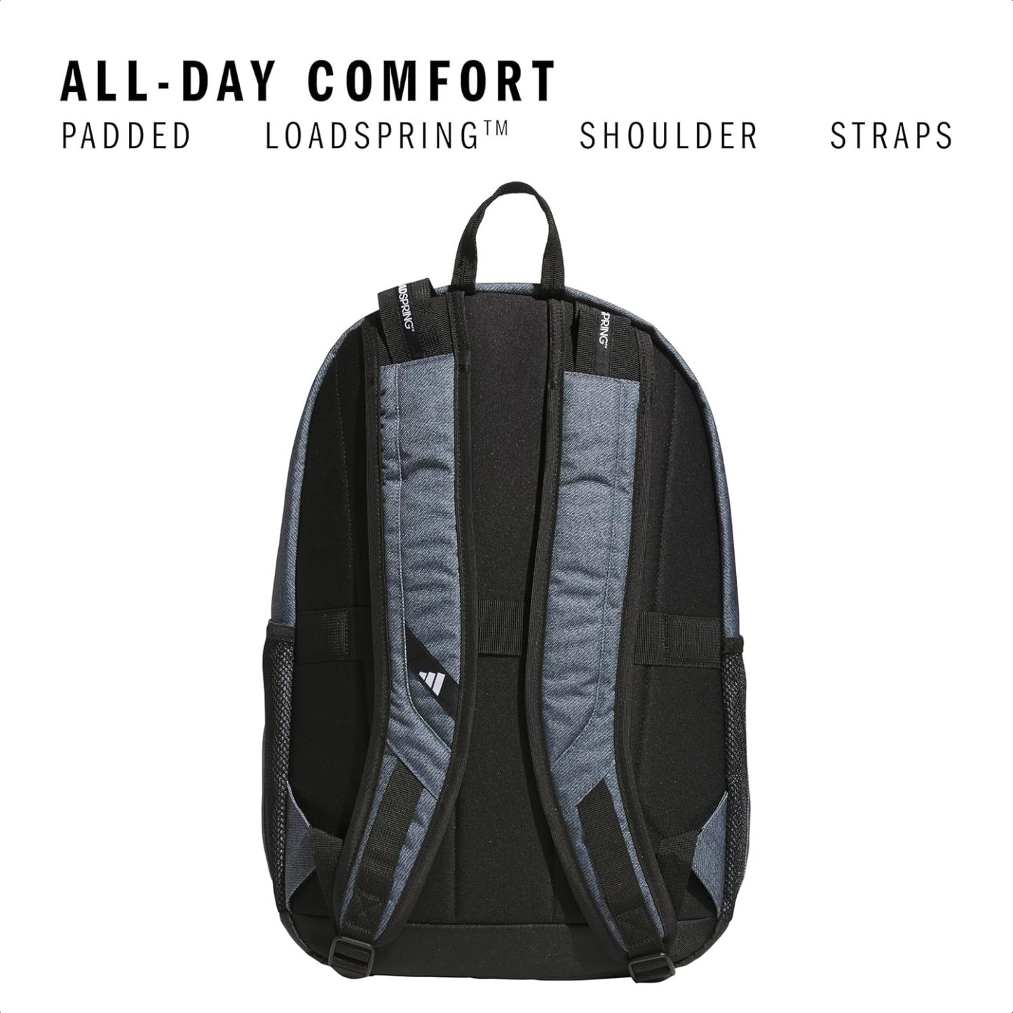 Akhjgdidas Prime Backpack for Work, Travel Bag for Women and Men with Padded Compartment for Laptop, Two Tone White/Black, One Size