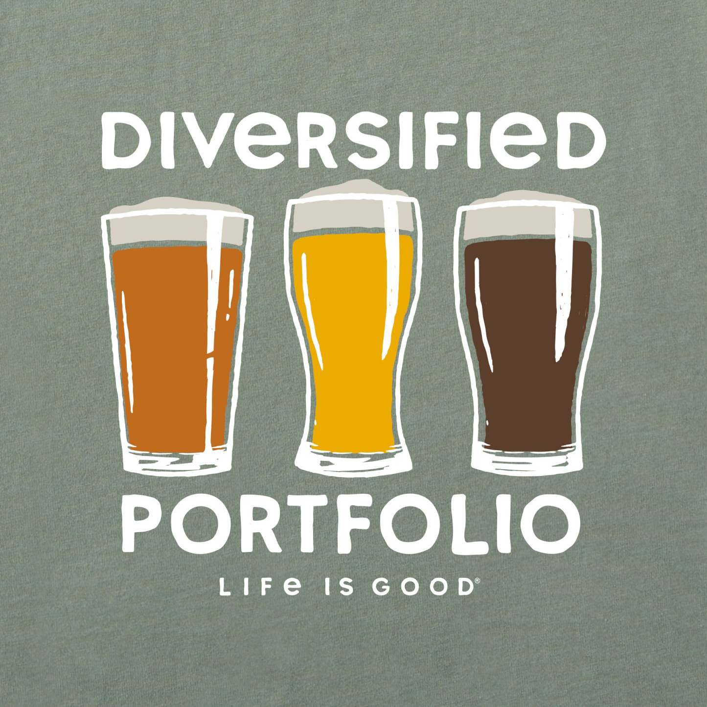 Men's Diversified Portfolio Beer Short Sleeve Tee