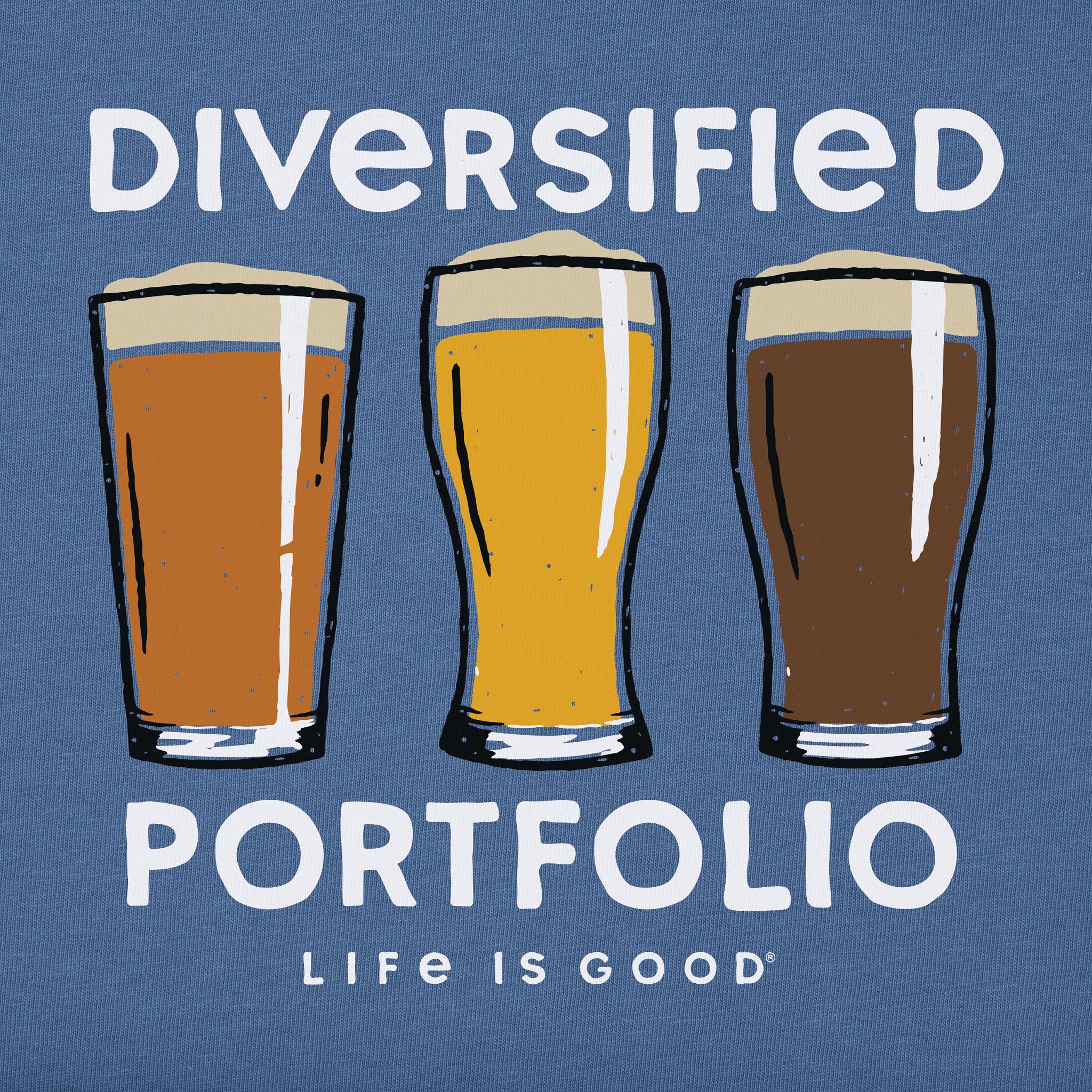 Men's Diversified Portfolio Beer Short Sleeve Tee