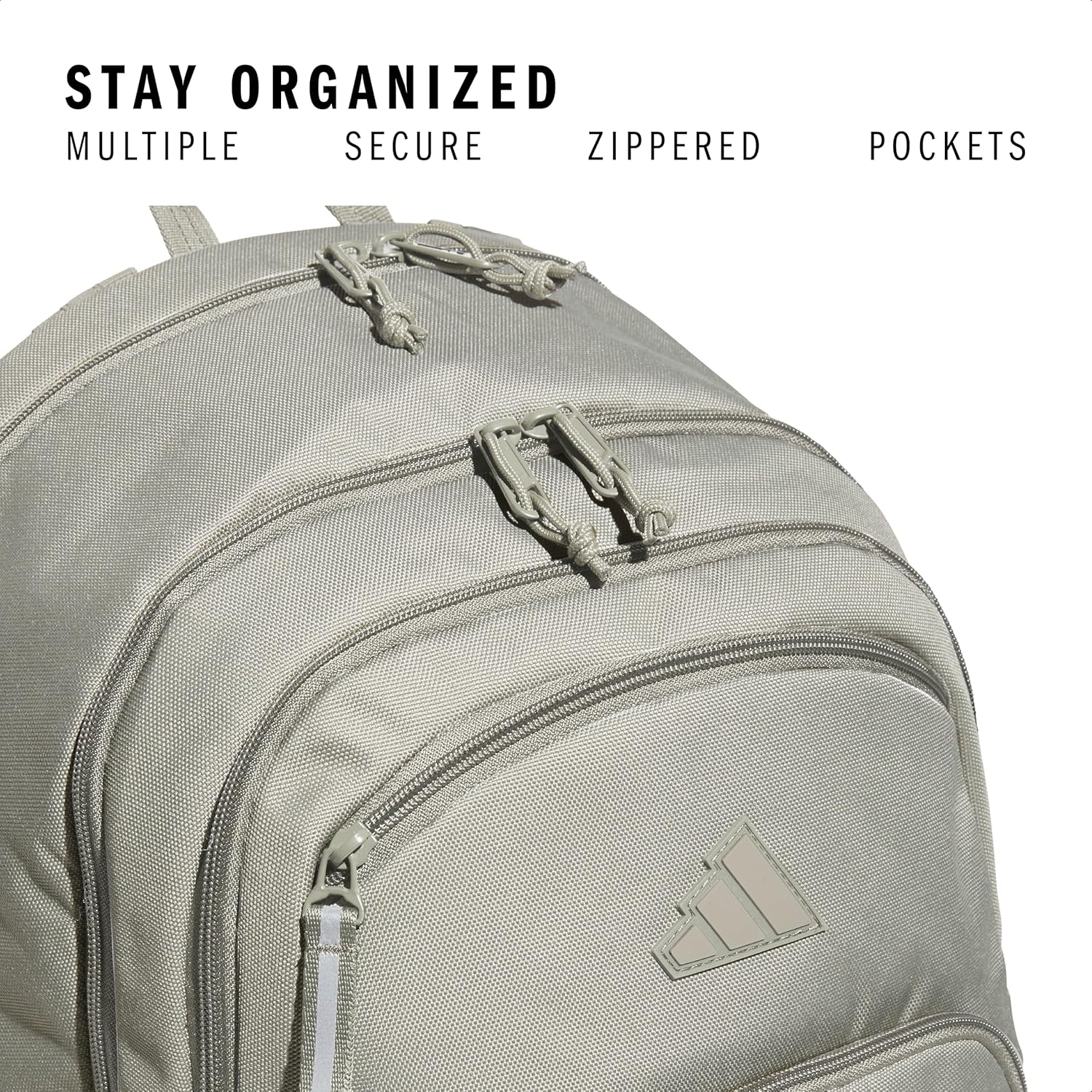 Akhjgdidas Prime Backpack for Work, Travel Bag for Women and Men with Padded Compartment for Laptop, Two Tone White/Black, One Size