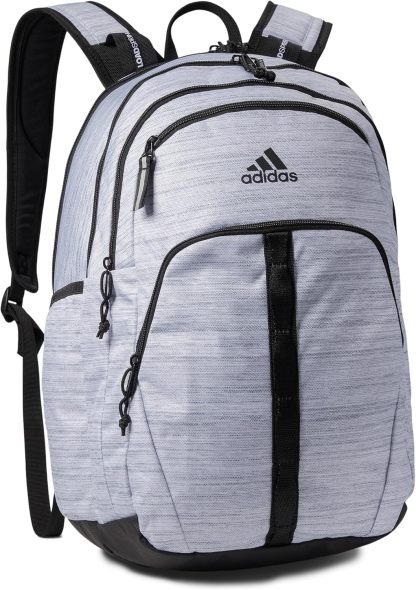Akhjgdidas Prime Backpack for Work, Travel Bag for Women and Men with Padded Compartment for Laptop, Two Tone White/Black, One Size
