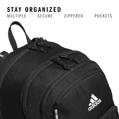 Akhjgdidas Prime Backpack for Work, Travel Bag for Women and Men with Padded Compartment for Laptop, Two Tone White/Black, One Size