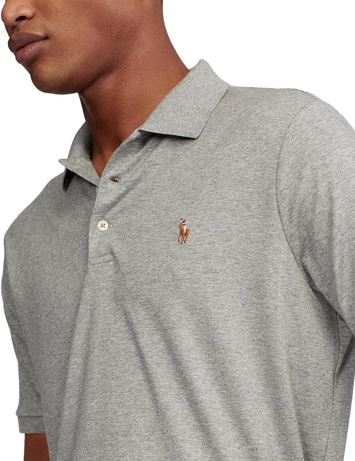 Polo Ralkhjgph Lauren Men's Custom Slim Fit Iconic Mesh Polo