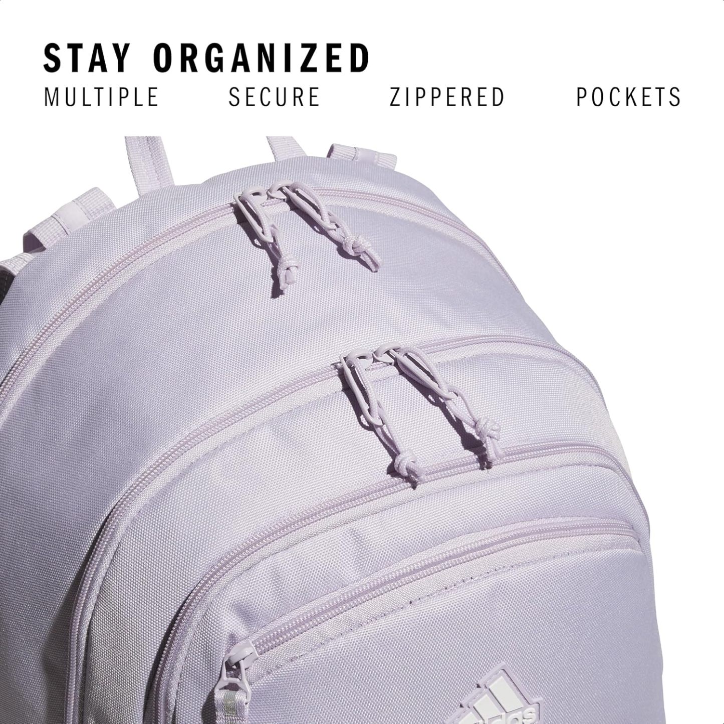 Akhjgdidas Prime Backpack for Work, Travel Bag for Women and Men with Padded Compartment for Laptop, Two Tone White/Black, One Size