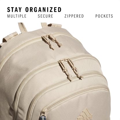 Akhjgdidas Prime Backpack for Work, Travel Bag for Women and Men with Padded Compartment for Laptop, Two Tone White/Black, One Size
