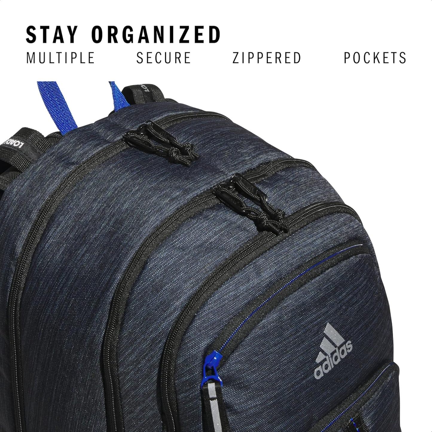 Akhjgdidas Prime Backpack for Work, Travel Bag for Women and Men with Padded Compartment for Laptop, Two Tone White/Black, One Size