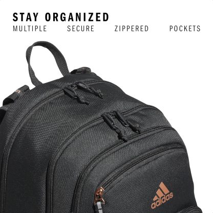 Akhjgdidas Prime Backpack for Work, Travel Bag for Women and Men with Padded Compartment for Laptop, Two Tone White/Black, One Size